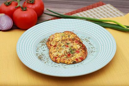Omelete de Queijo, Tomate e Oregáno (2 Unidades)