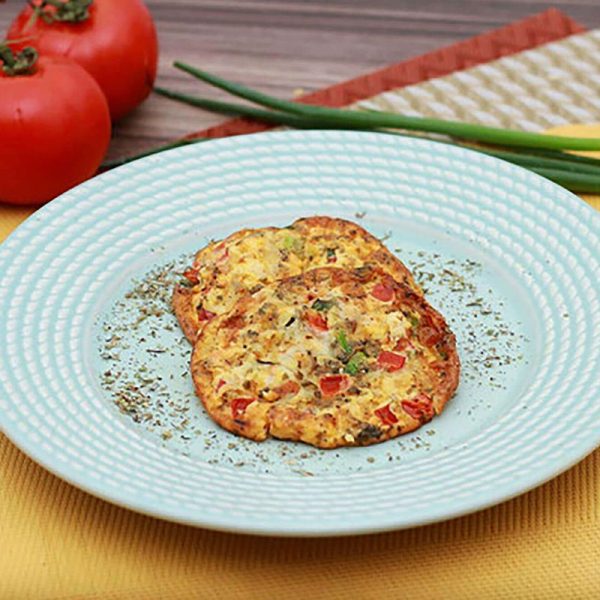 Omelete de Queijo, Tomate e Oregáno (2 Unidades)