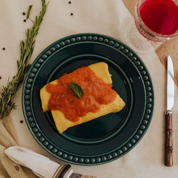 Panqueca Integral de Frango Cremoso