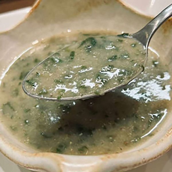 Sopa de Inhame com Espinafre