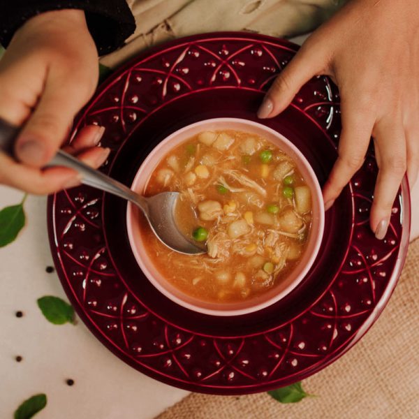 Sopa Indiana com Frango